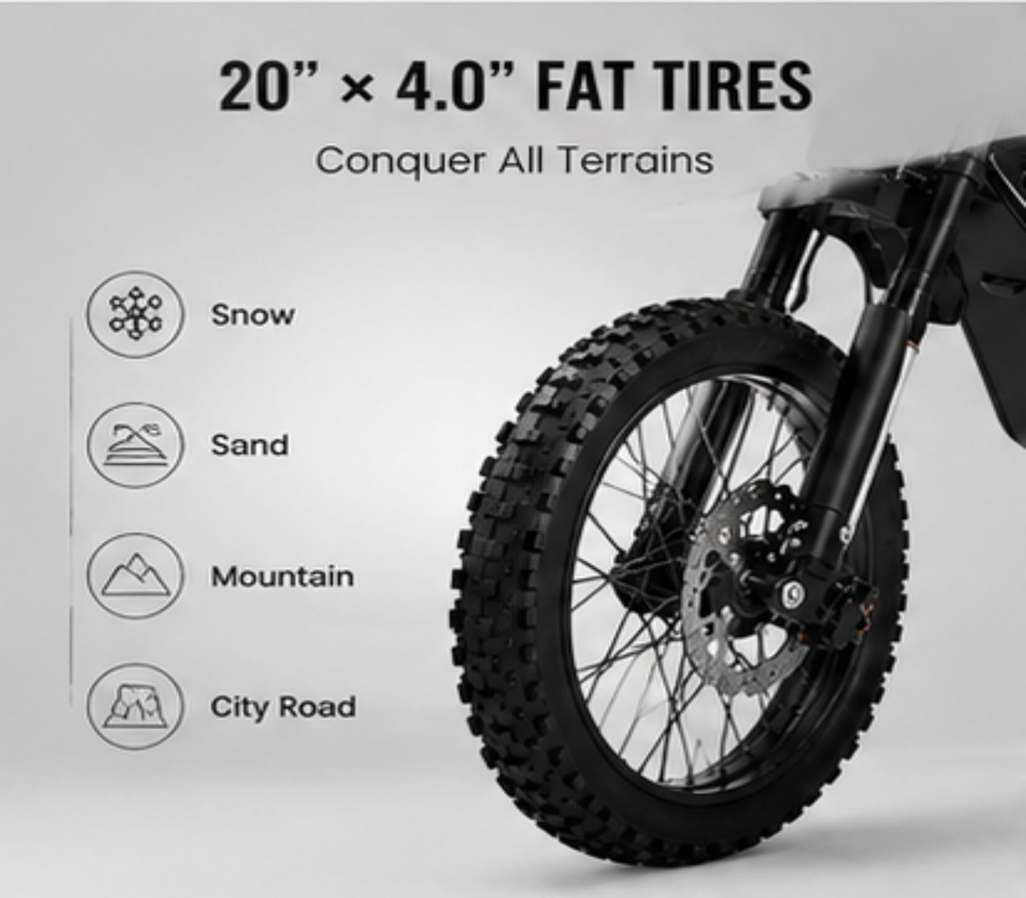 EDB001 Pro 4000W motor 60V 20.8Ah 45 MPH