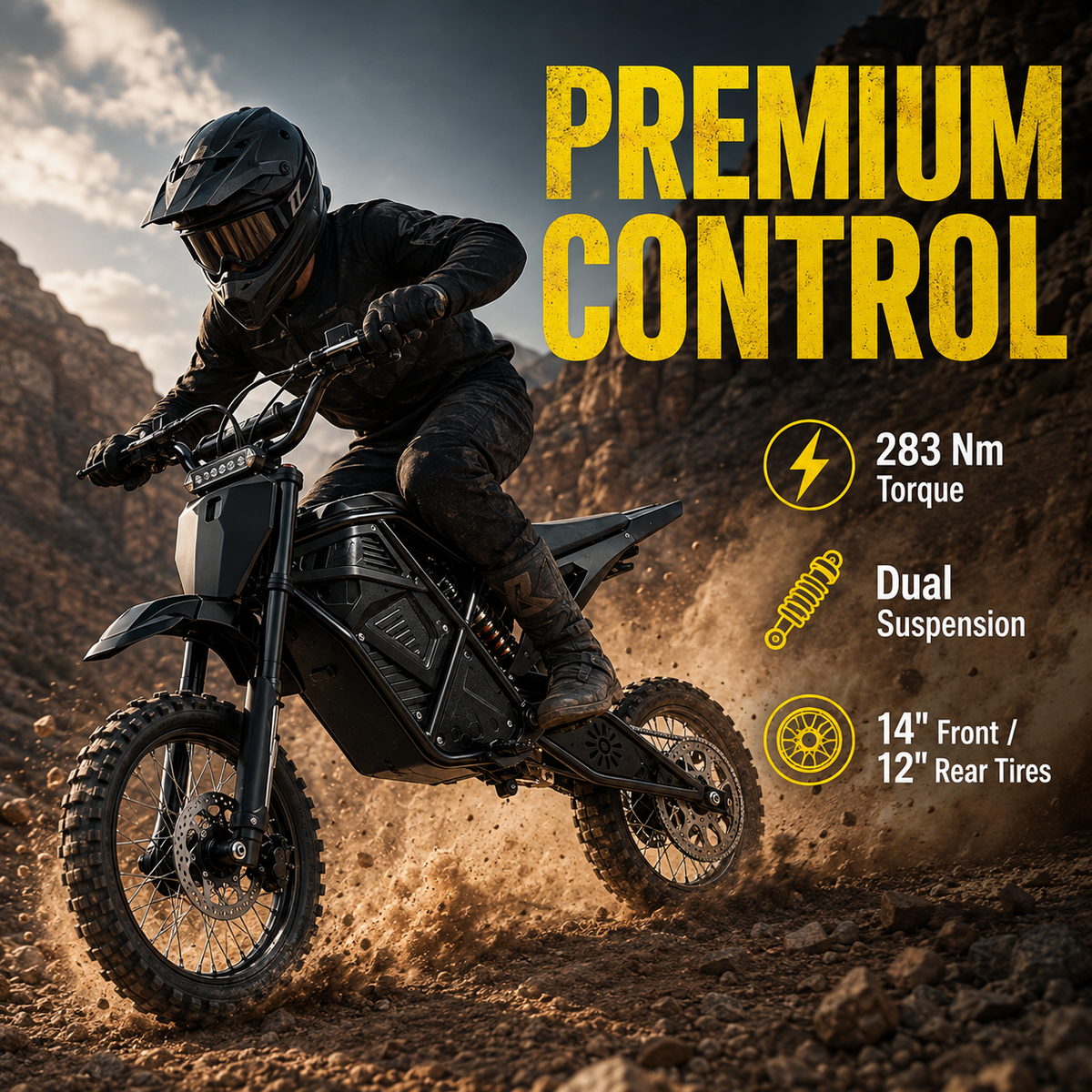 EDB001 Pro 4,000W Electric Dirt Bike