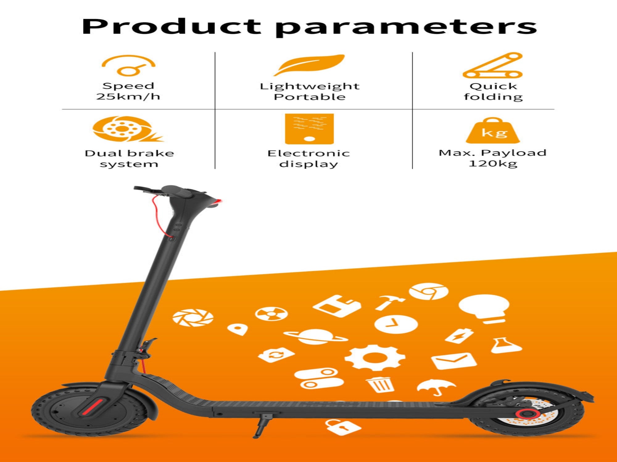 538 Electric Scooters|350W motor |8.5inch|25km/h