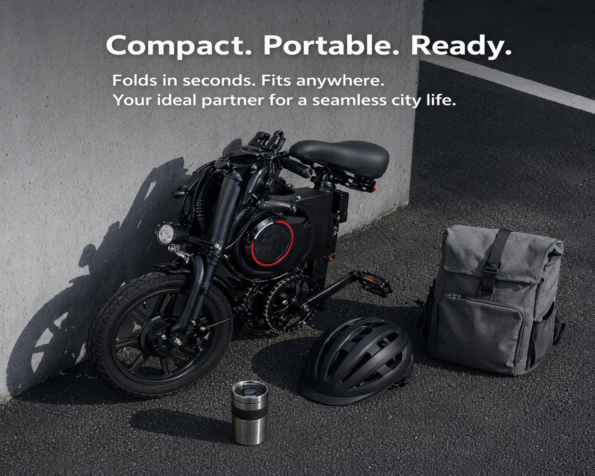 P14 Electric Bike|700W motor|36V 7.5Ah|35KM|15.5Mph|14inch|21.7miles