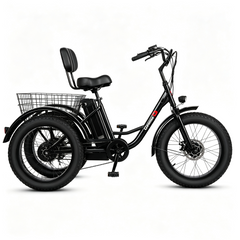 Non-Folding Electric Tricycle Bicycle|350W motor |48V 15.6AH|20inch|25km/h|28-35miles|20MPH