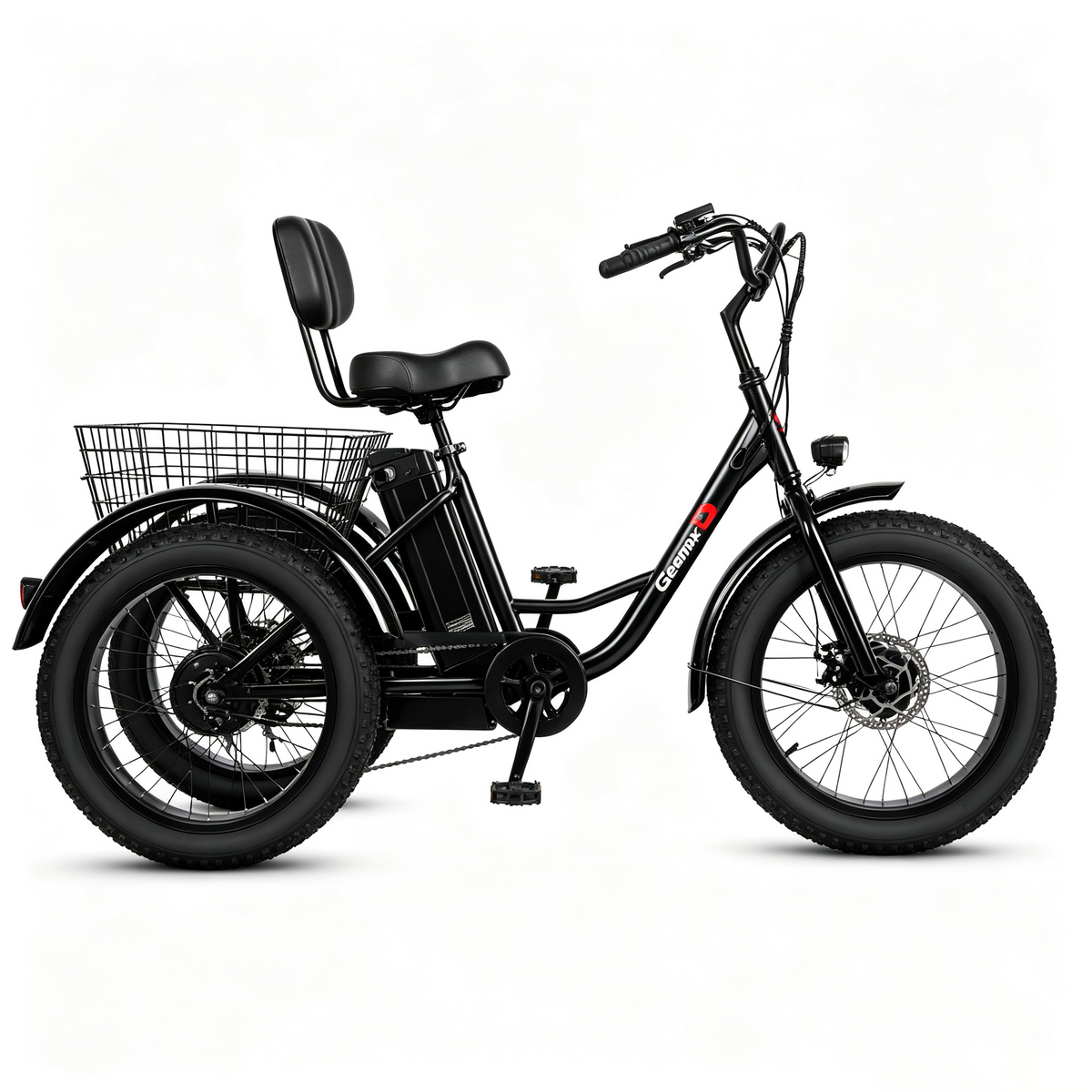 Non-Folding Electric Tricycle Bicycle|350W motor |48V 15.6AH|20inch|25km/h|28-35miles|20MPH