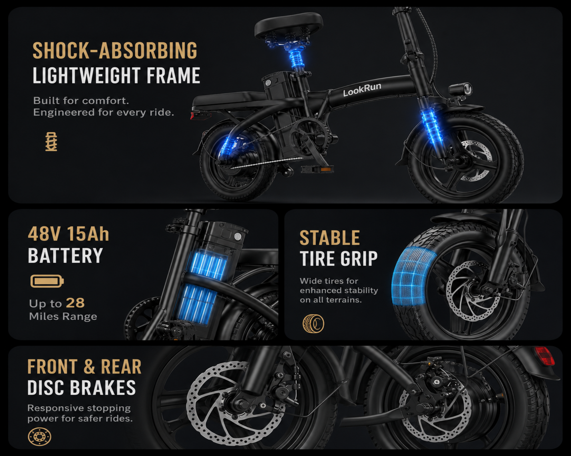 G11| 650W motor| 48V 15Ah|10*4.0inch|20MPH|40miles