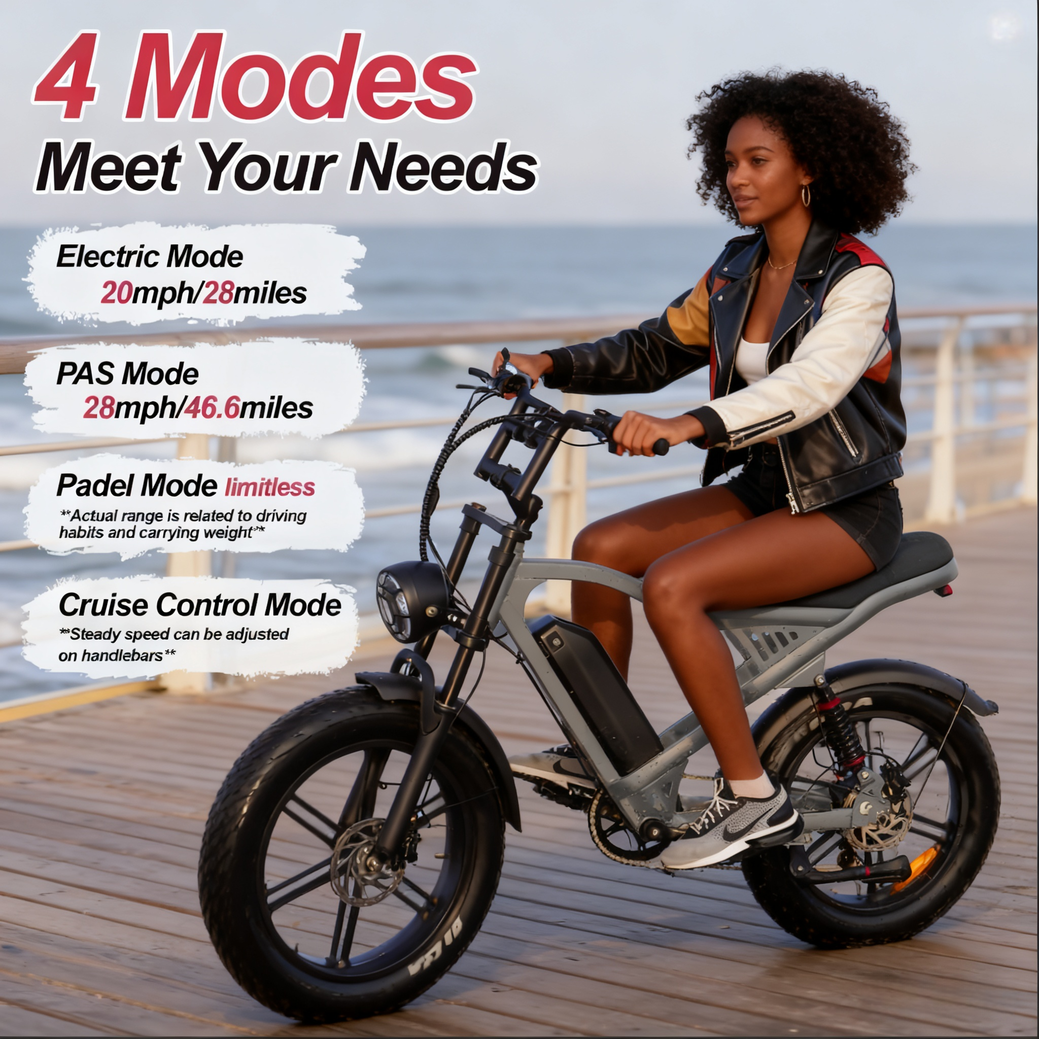 EF1 Mountain E-Bikes|750W motor| 48V/22.5AH | 32 Mph |50miles