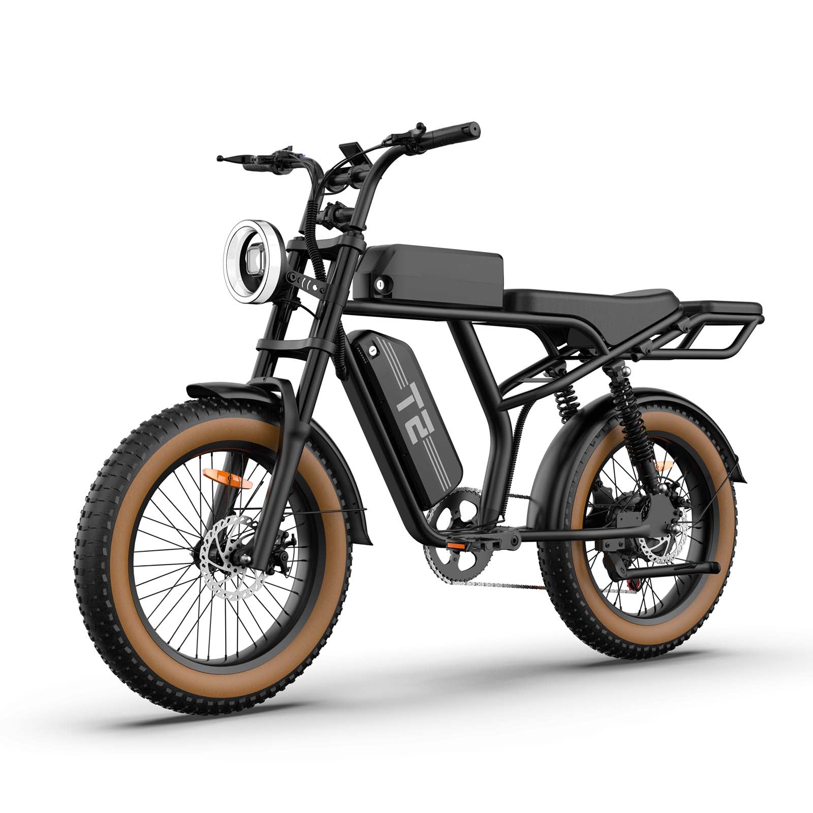 T2 Electric Fat Bike|745W motor|48V 15.6Ah|20*4.0 inches|100Miles|20MPH