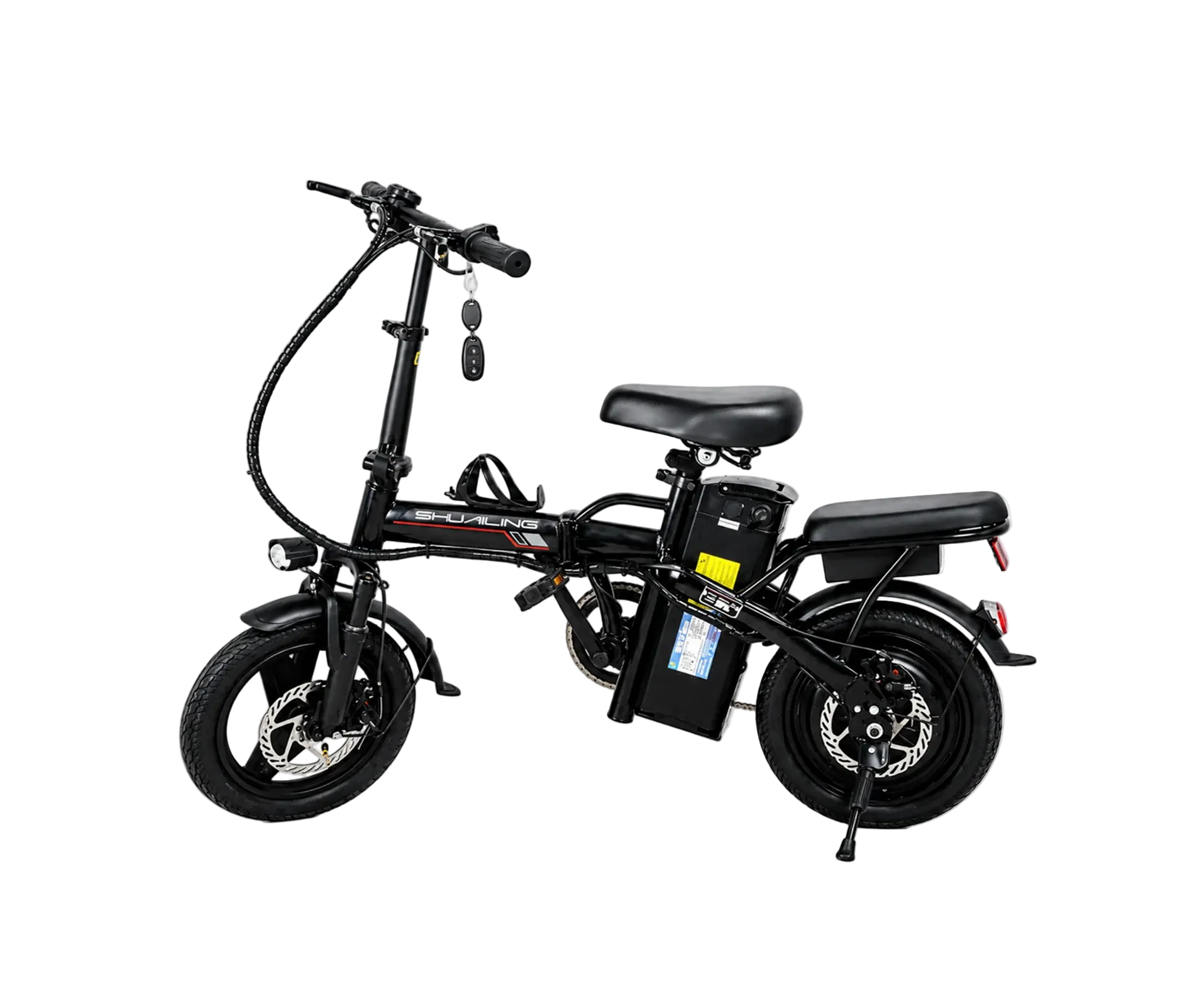 S6 Folding E-Bikes|400w motor|48V 15Ah|22mph|20miles|14inch