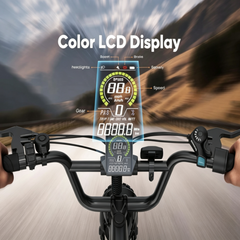E20Pro Electric Bike|1500W motor|48V 15.6Ah | 80–100 miles|20*4.0 inches