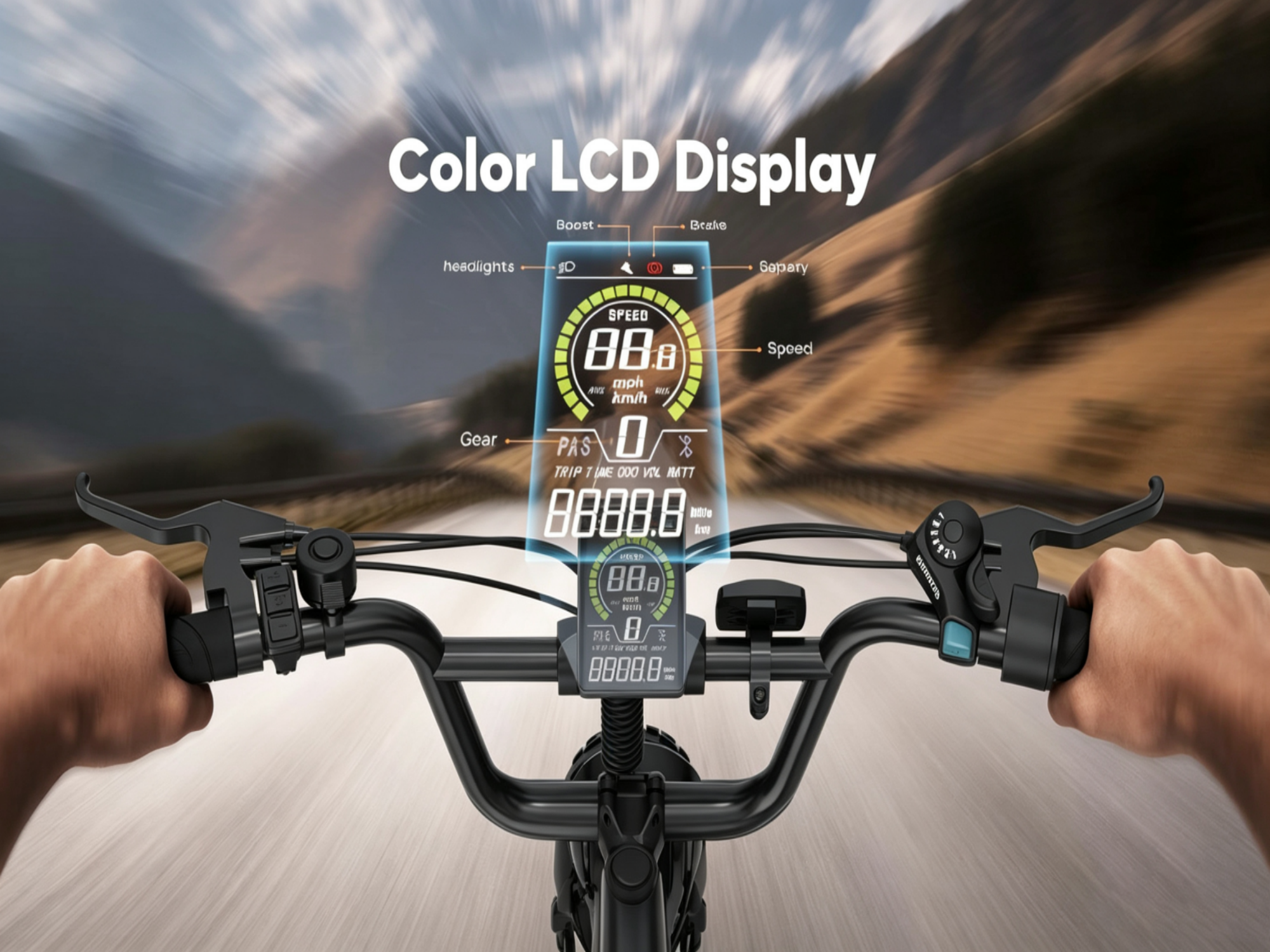 E20Pro Electric Bike|1500W motor|48V 15.6Ah | 80–100 miles|20*4.0 inches