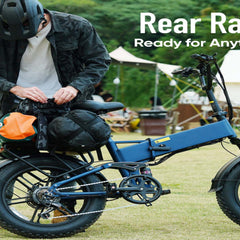 T5 Folding E-Bikes|250W motor|48V 13Ah|20*4.0 inches|25 km/h|80 miles