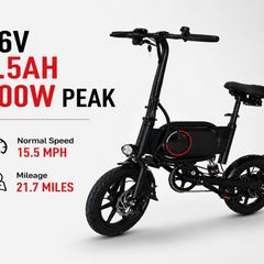 P14 Electric Bike|700W motor|36V 7.5Ah|35KM|15.5Mph|14inch|21.7miles