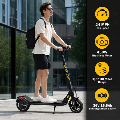 E04 450W motor |36V 15.6Ah | 24 MPH