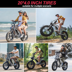 EF1 Mountain E-Bikes|750W motor| 48V/22.5AH | 32 Mph |50miles