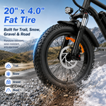 K10 Fat tire Mountain E-Bikes