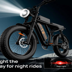 T2 Electric Fat Bike|745W motor|48V 15.6Ah|20*4.0 inches|100Miles|20MPH