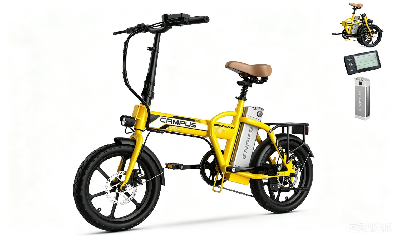 EF2 Folding E-Bikes|750W motor|36V 9AH|30-50KM|20MPH|16inch*2.5