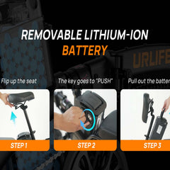 F1L Folding E-Bikes|250W motor|48V 7.5Ah|25 km/h|30-50KM