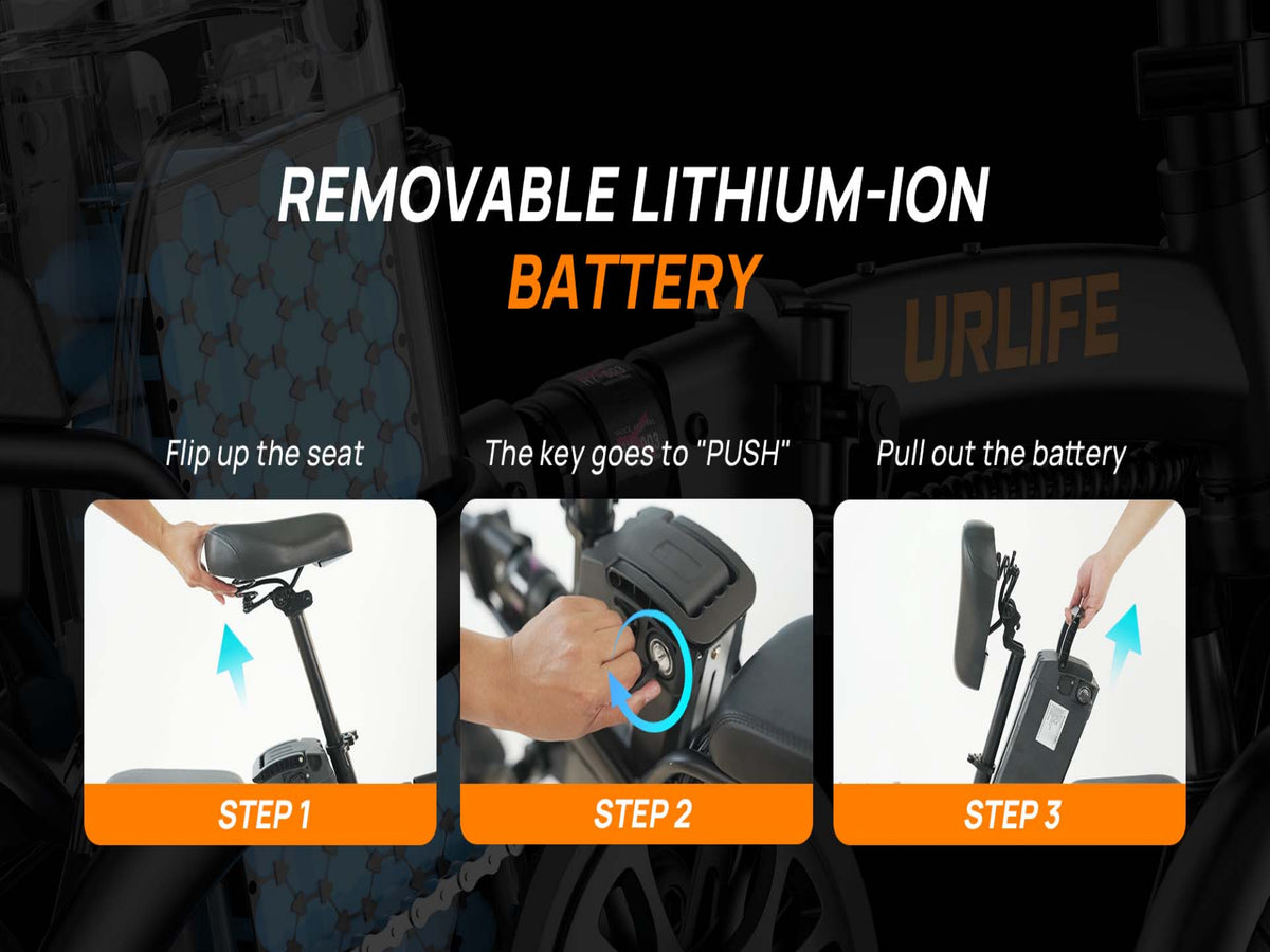 F1L Folding E-Bikes|250W motor|48V 7.5Ah|25 km/h|30-50KM