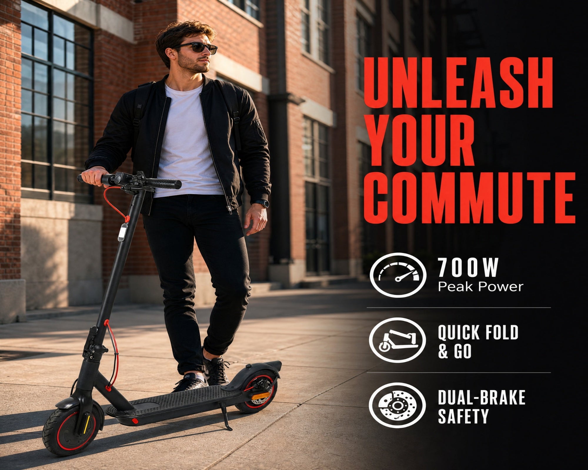 527 Electric Scooters|700W motor|36V 7.5AH|15.5Mph|19miles |8.5inch