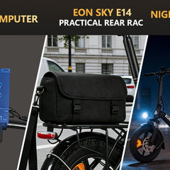 E14 Folding E-Bikes| 36V 10.4Ah | 25-35KM | 14*2.5 inch | 20.8KG | Front and rear disc brakes | Front shock absorber