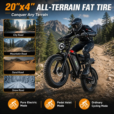 UM1PLUS 2000W power 48V 23Ah  34MPH