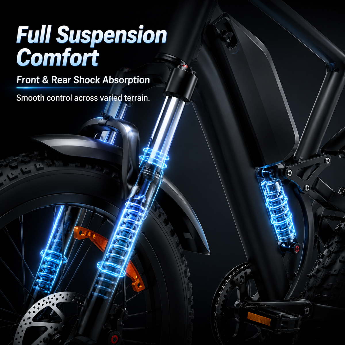K10 Fat tire Mountain E-Bikes
