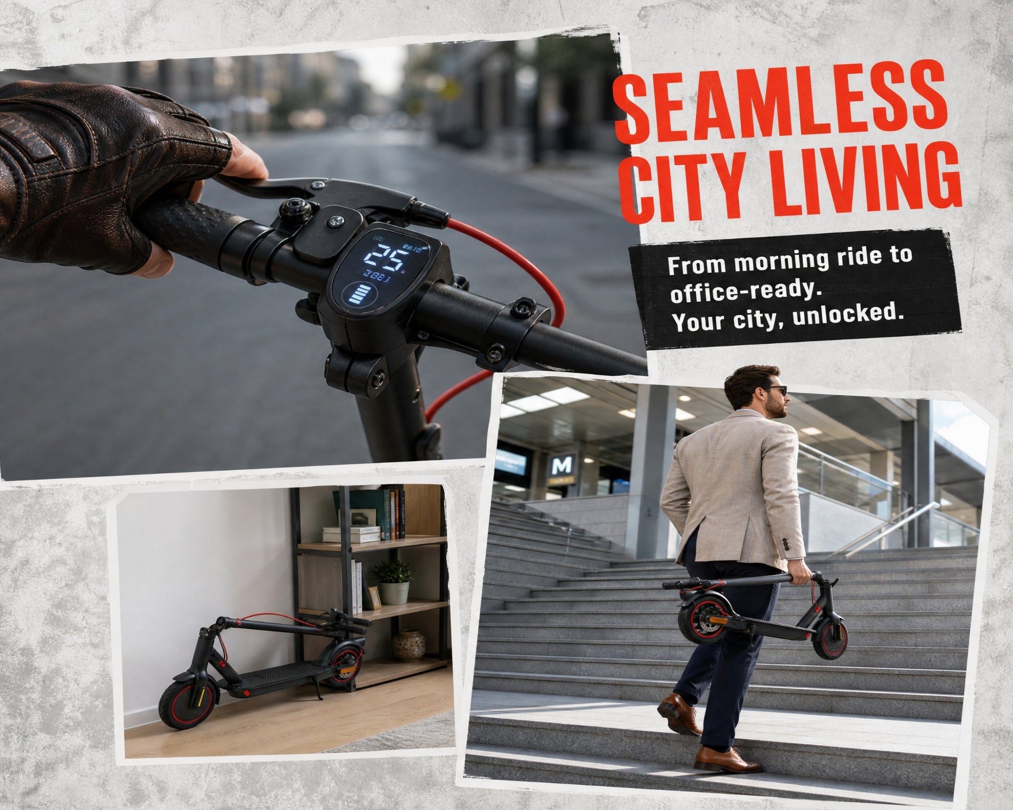 527 Electric Scooters|700W motor|36V 7.5AH|15.5Mph|19miles |8.5inch