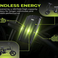 S6 Folding E-Bikes|400w motor|48V 15Ah|22mph|20miles|14inch