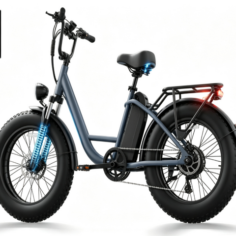 E20Pro Electric Bike|1500W motor|48V 15.6Ah | 80–100 miles|20*4.0 inches