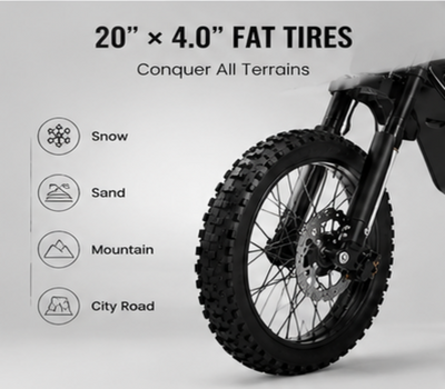 EDB001 Pro  4000W motor 60V 20.8Ah 45 MPH