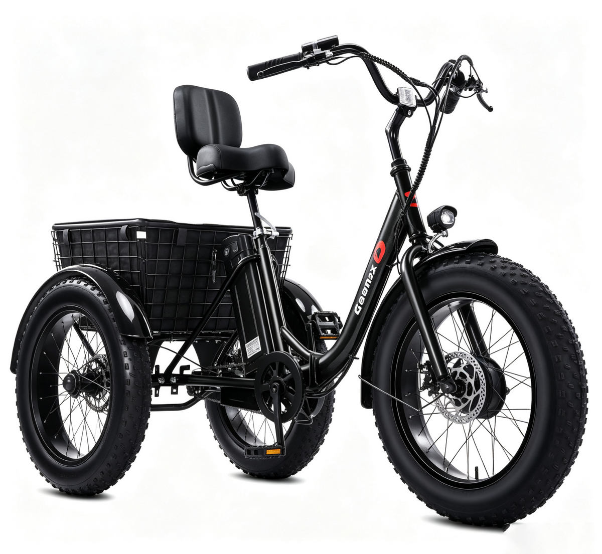 Folding Electric Tricycle Bicycle|500W motor |36V 15Ah |20inch|35-45miles|20MPH