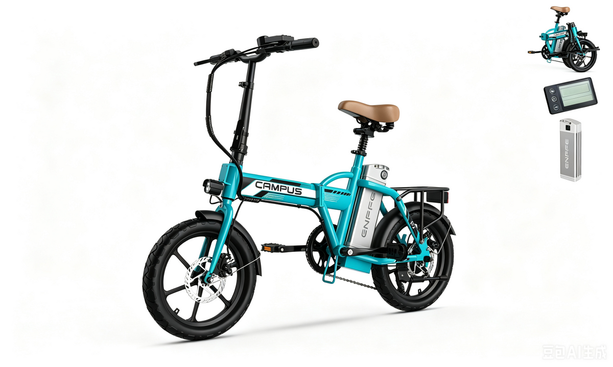 EF2 Folding E-Bikes|750W motor|36V 9AH|30-50KM|20MPH|16inch*2.5