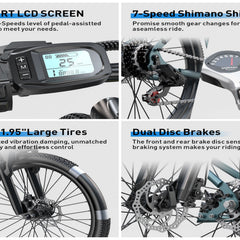 GT300-24 Electric Bicycle|400W motor |36V 10Ah |20inch|40miles|25MPH|24inch
