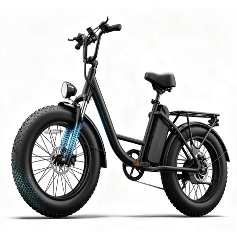 E20Pro Electric Bike|1500W motor|48V 15.6Ah | 80–100 miles|20*4.0 inches