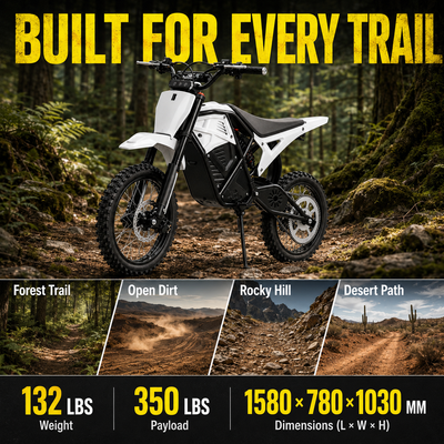 EDB001 Pro 4,000W  Electric Dirt Bike
