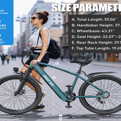 GT300-24 Electric Bicycle|400W motor |36V 10Ah |20inch|40miles|25MPH|24inch