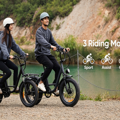 E20Pro Electric Bike|1500W motor|48V 15.6Ah | 80–100 miles|20*4.0 inches