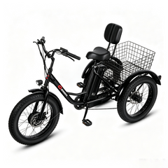 Non-Folding Electric Tricycle Bicycle|350W motor |48V 15.6AH|20inch|25km/h|28-35miles|20MPH