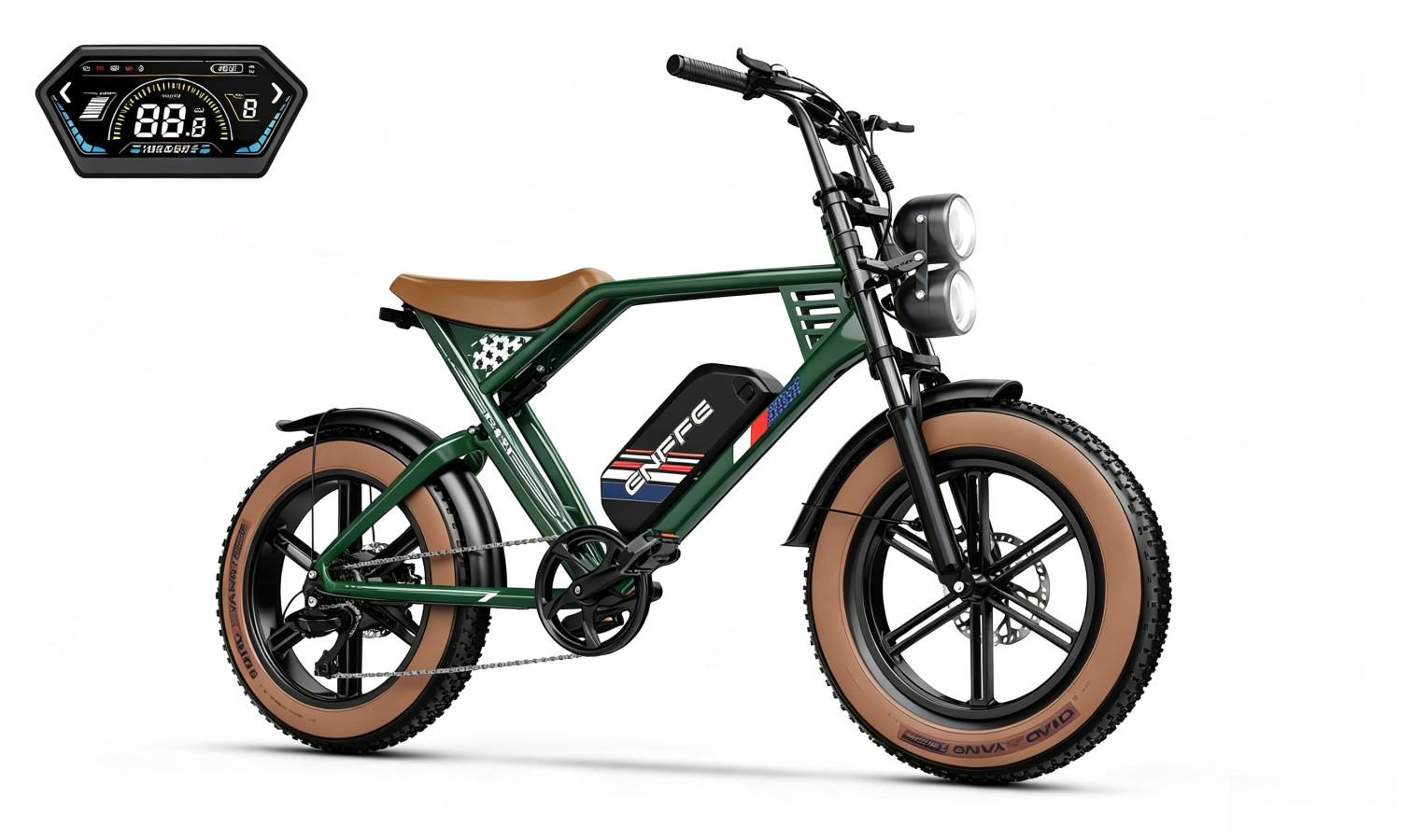 ES2S Electric Fat-Tire E-Bike|1500W motor|48V 22.5AH|100Miles|32MPH|29inch*4.0