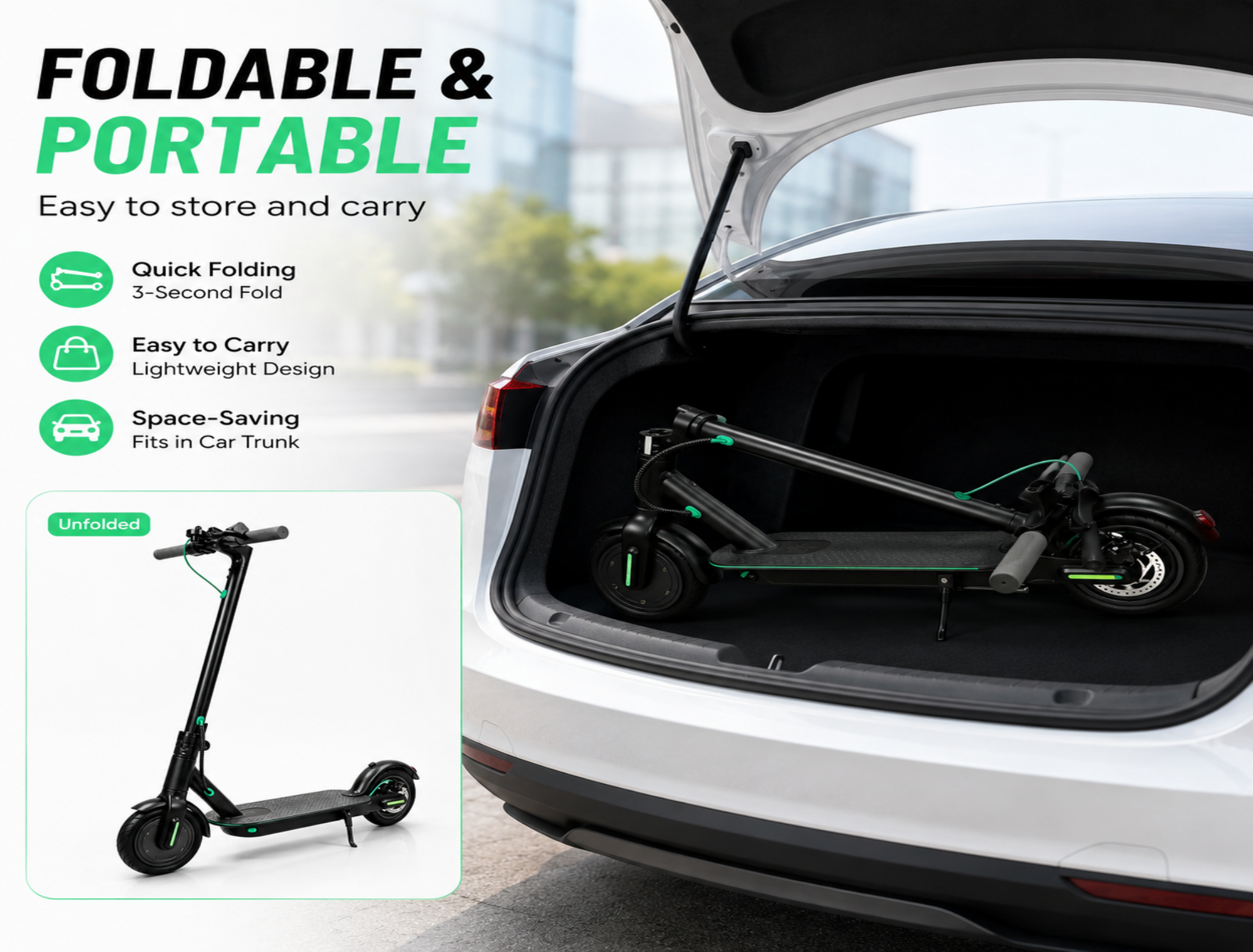 A11-S1 Electric Scooters|350W motor |48V 15.6Ah |8.5inch|25KM/H