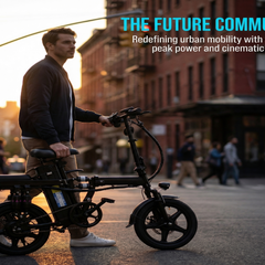 A10 Folding E-Bikes|800W motor|14-inch | 48V 15Ah