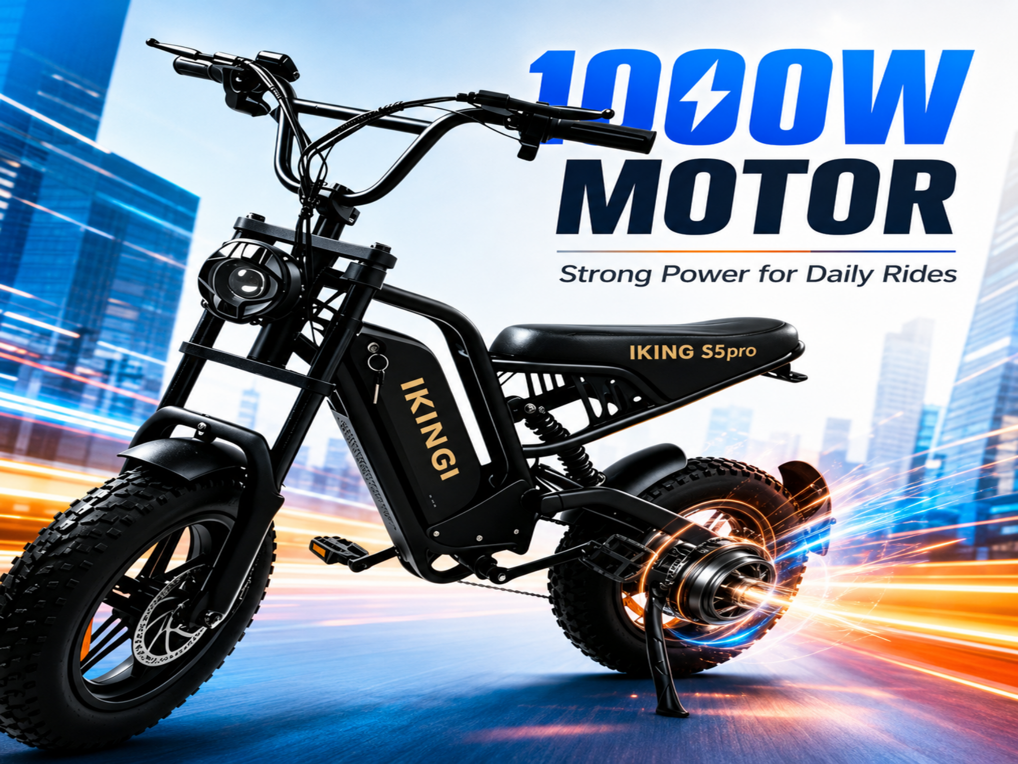 216mini Electric Bike|1000W motor|48V/15AH |20-40KM|15.5Mph|16*4.0inch