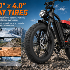 GT50 Electric Bike|1500W Motor|48V 16Ah|28Mph|50Miles|20 inch