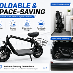 B3 Folding E-Bikes|750W motor|36V 10AH |12inch|30KM/H