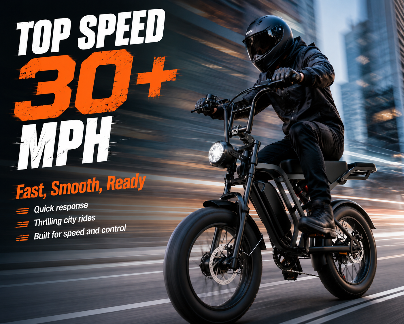 SU8 1500W motor 48V15Ah TopSpeed 30+ MPH