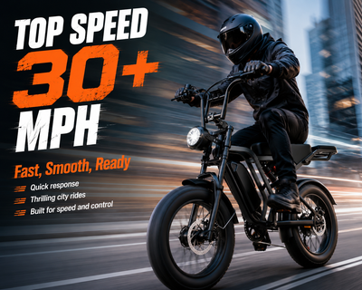 SU8 1500W motor 48V15Ah TopSpeed 30+ MPH