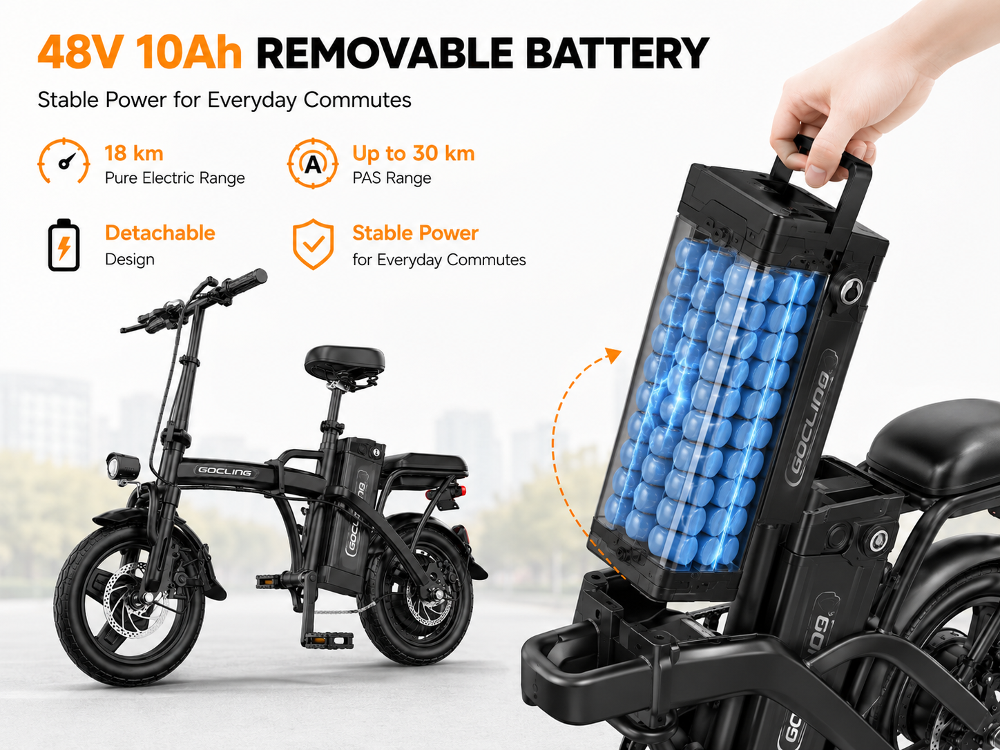 G11 Folding E-Bikes | 500W motor |48V 10A|14inch|20mph