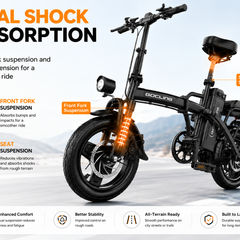 G11 Folding E-Bikes | 500W motor |48V 10A|14inch|20mph