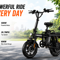 Z1 Folding E-Bikes | 500W motor |48V 15A|14inch| 26.7mph