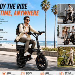 Z1 Folding E-Bikes | 500W motor |48V 15A|14inch| 26.7mph