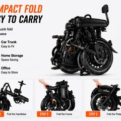 Z1 Folding E-Bikes | 500W motor |48V 15A|14inch| 26.7mph